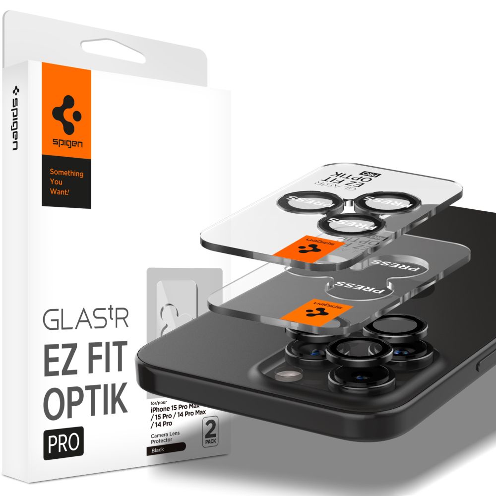 EZ Fit Optik Pro Lens Protector iPhone 15 Pro Max Crystal Clear