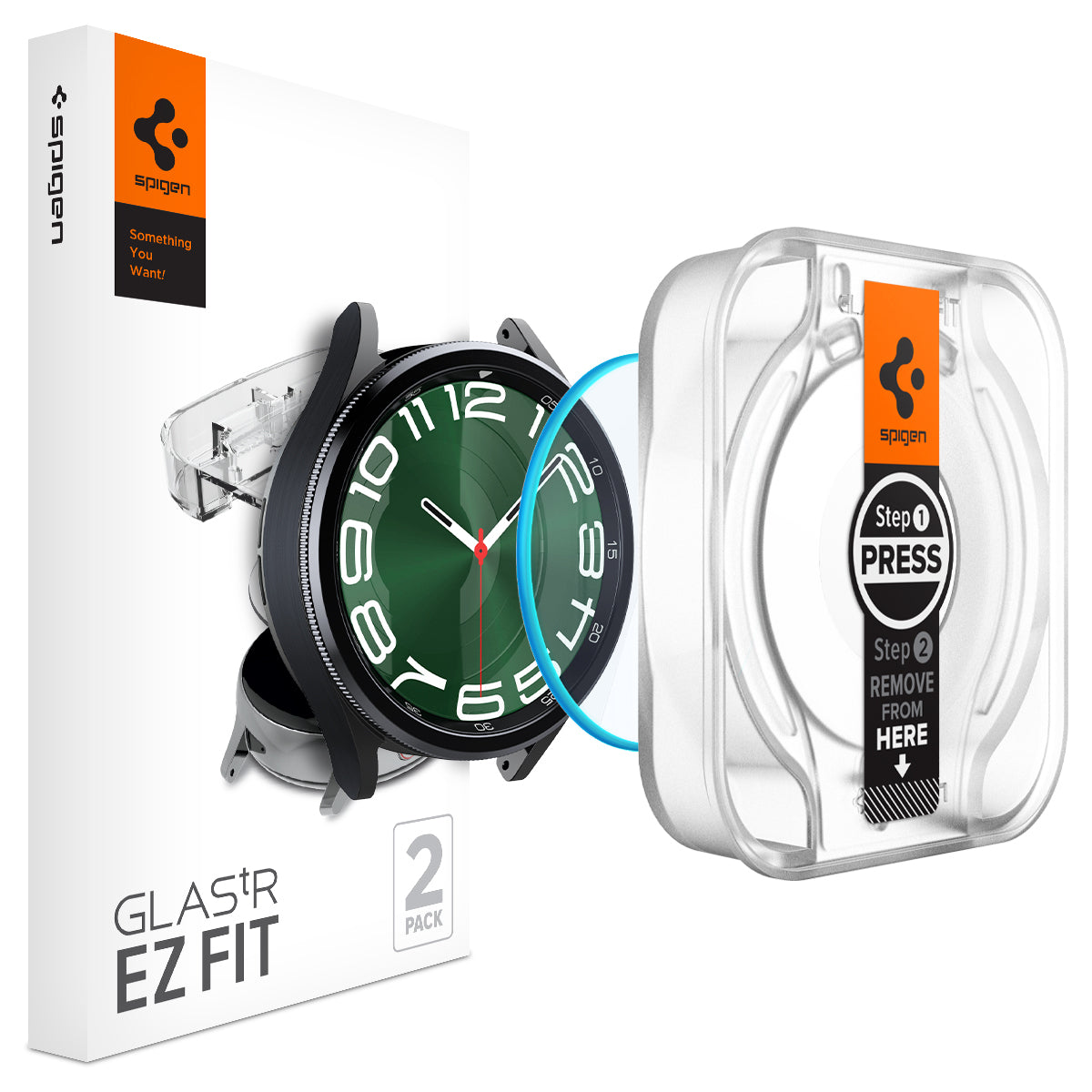 Protecteur d'écran EZ Fit GLAS.tR (2 pièces) Samsung Galaxy Watch 6 Classic 47mm