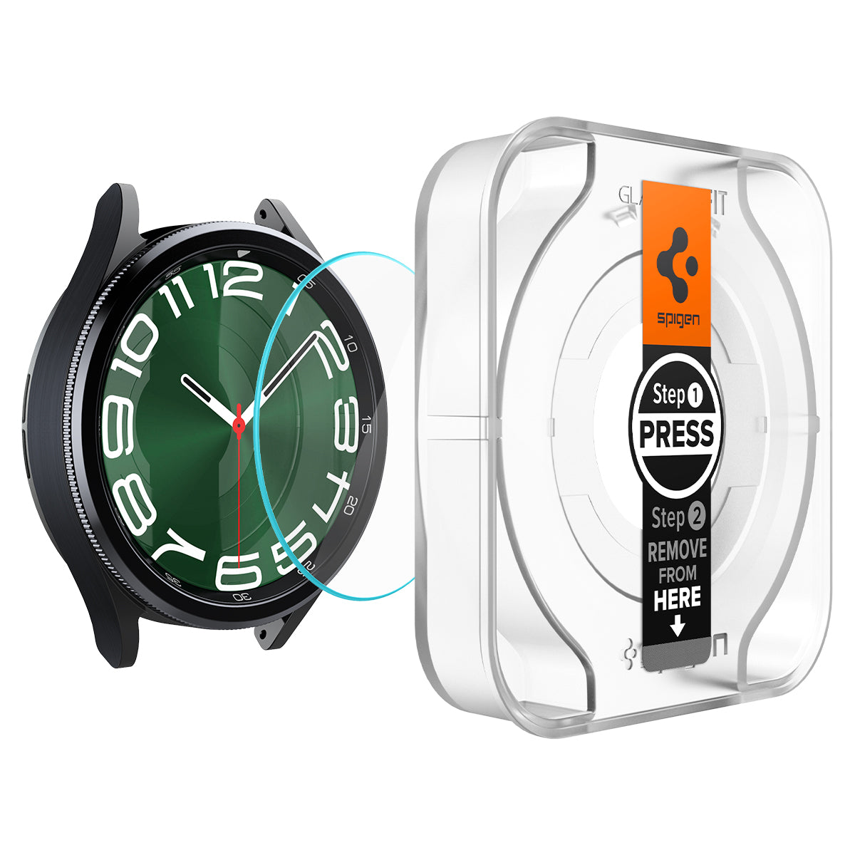 Protecteur d'écran EZ Fit GLAS.tR (2 pièces) Samsung Galaxy Watch 6 Classic 47mm