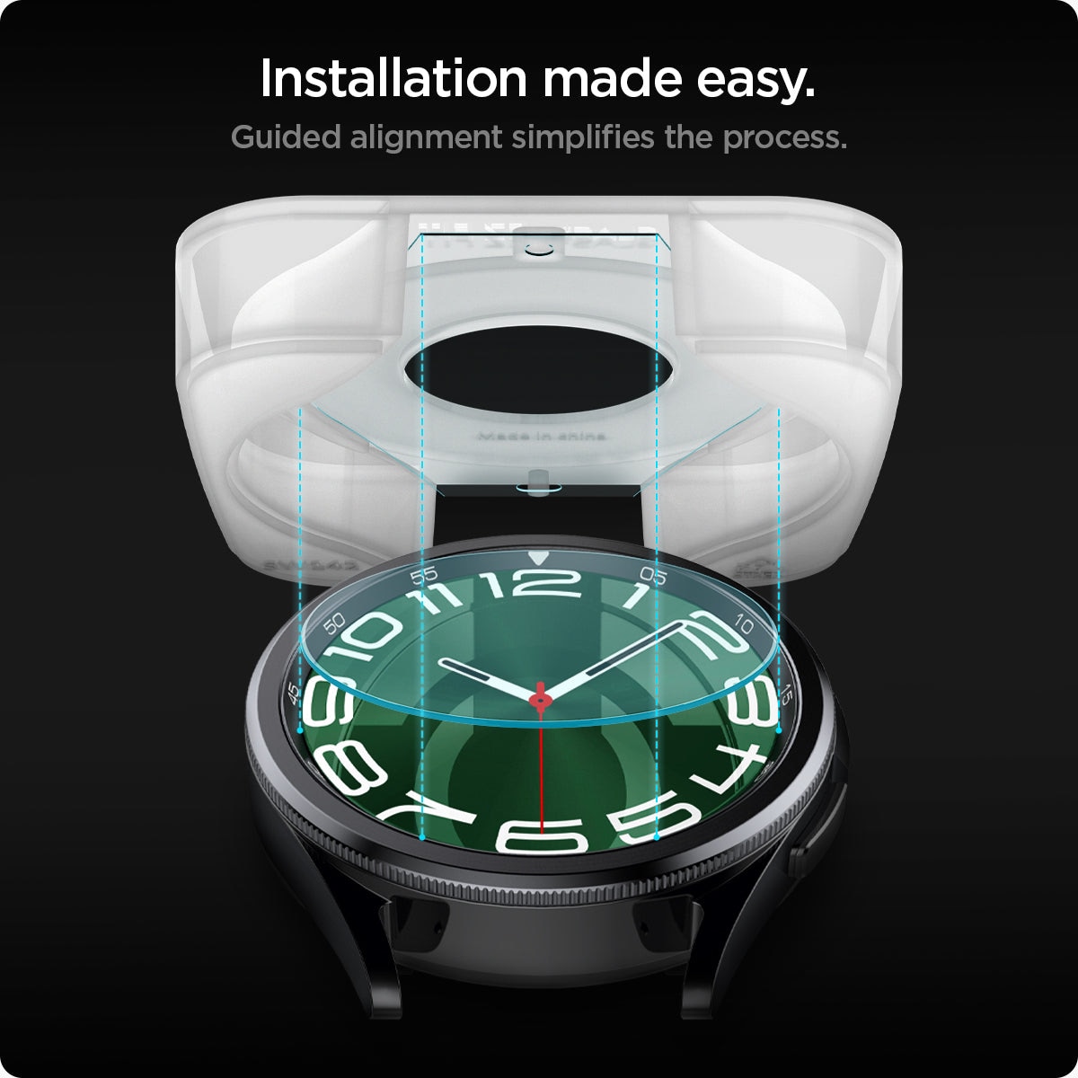 Protecteur d'écran EZ Fit GLAS.tR (2 pièces) Samsung Galaxy Watch 6 Classic 47mm