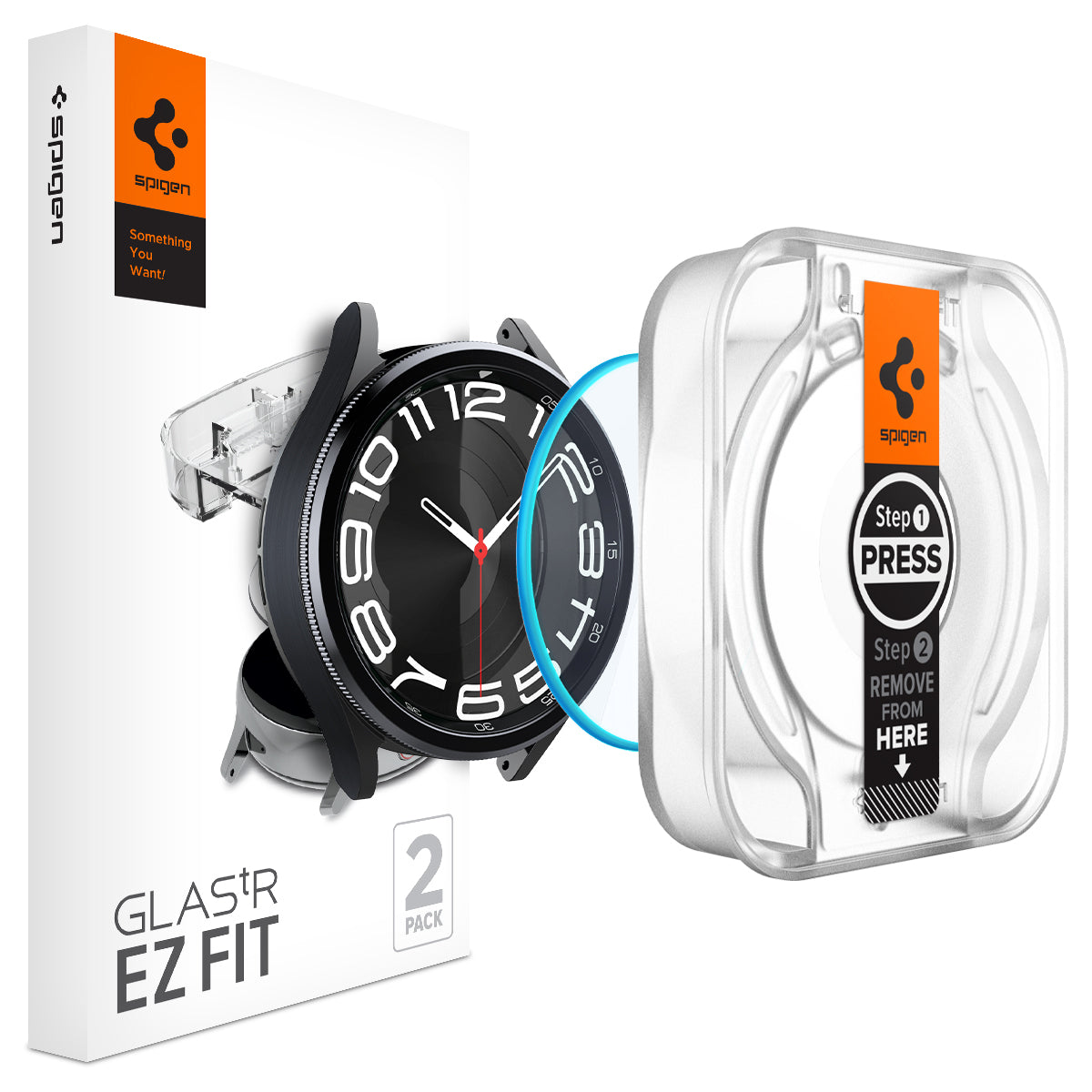 Protecteur d'écran EZ Fit GLAS.tR (2 pièces) Samsung Galaxy Watch 6 Classic 43mm