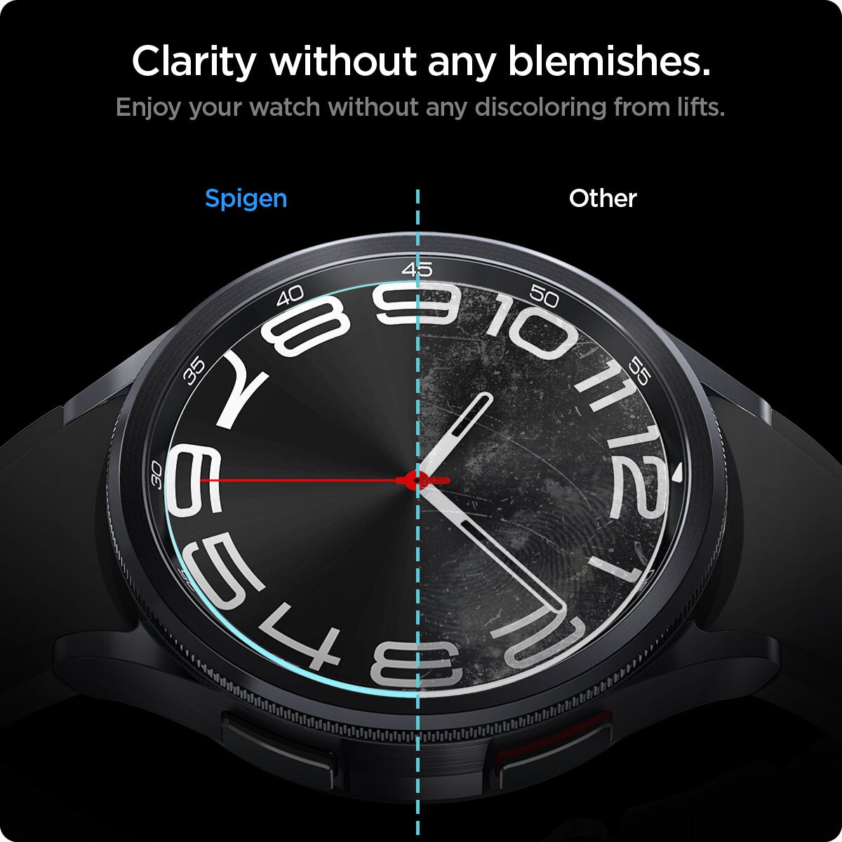 Protecteur d'écran EZ Fit GLAS.tR (2 pièces) Samsung Galaxy Watch 6 Classic 43mm