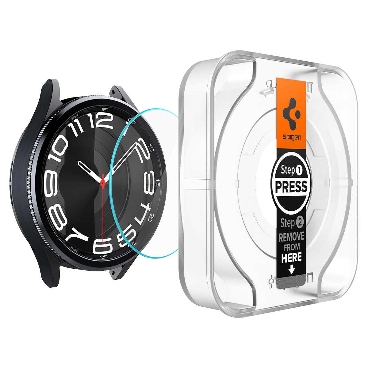 Protecteur d'écran EZ Fit GLAS.tR (2 pièces) Samsung Galaxy Watch 6 Classic 43mm