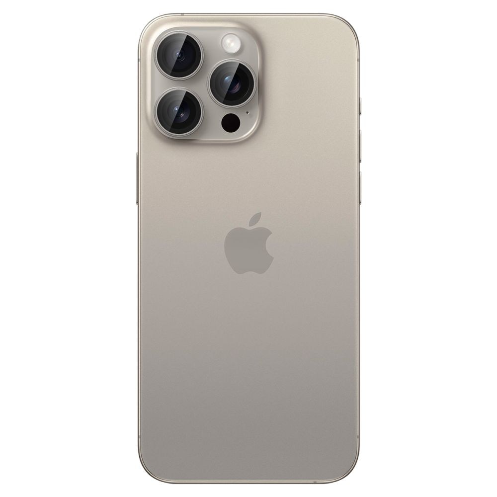 EZ Fit Optik Pro Lens Protector iPhone 15 Pro (2 pièces), Natural Titanium