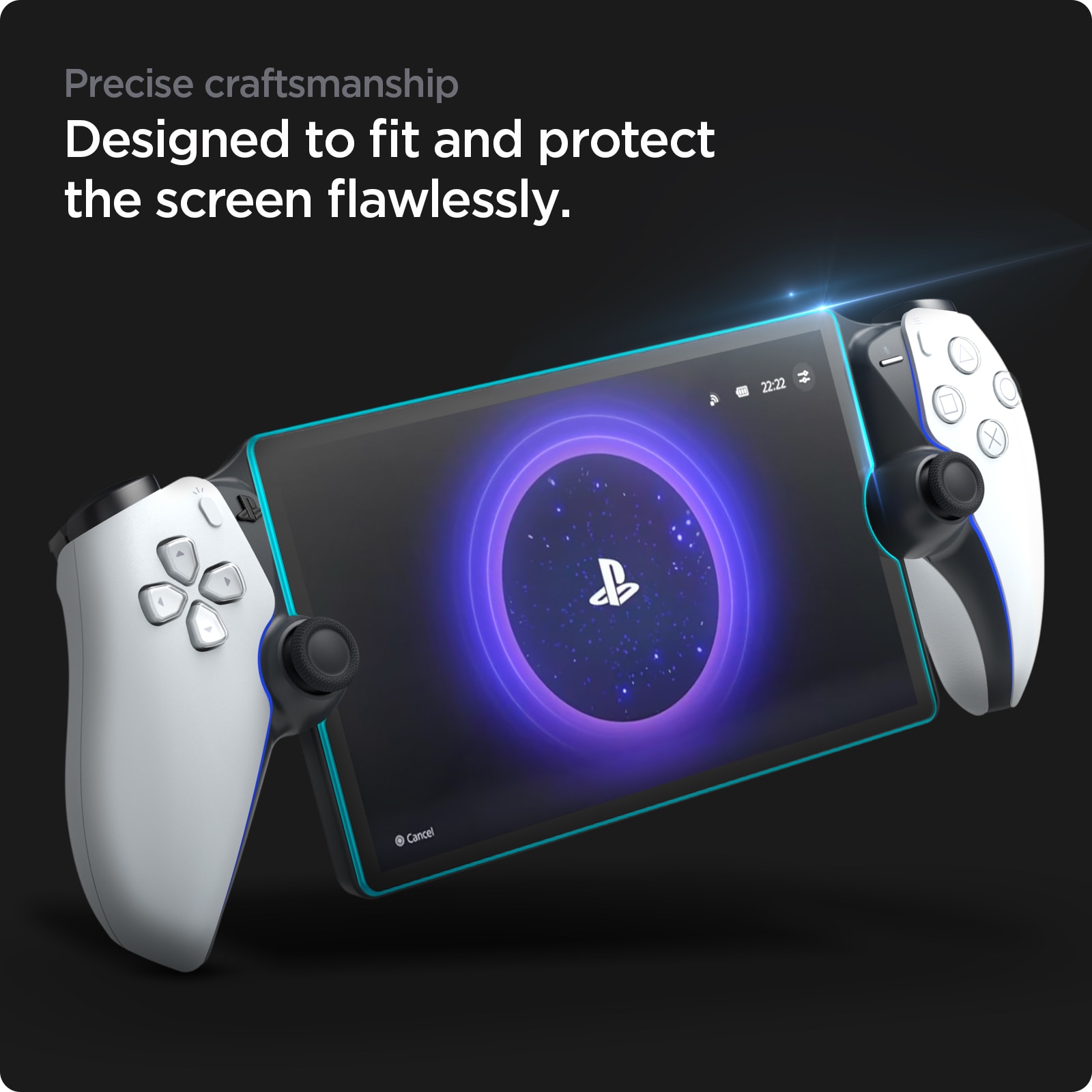 Screen Protector GLAS EZ Fit Sony PlayStation Portal
