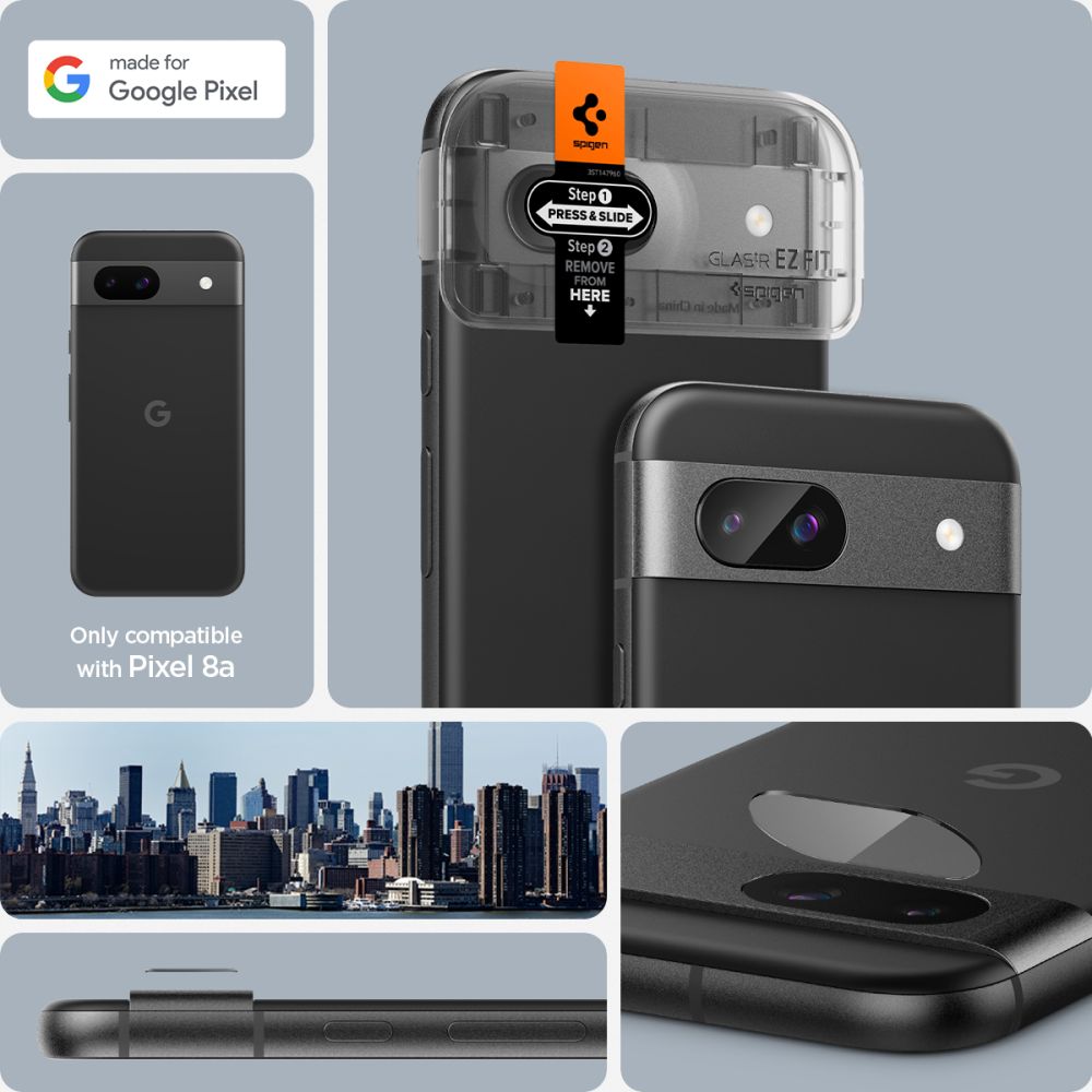 EZ Fit Optik Lens Protector Google Pixel 8a (2 pièces)
