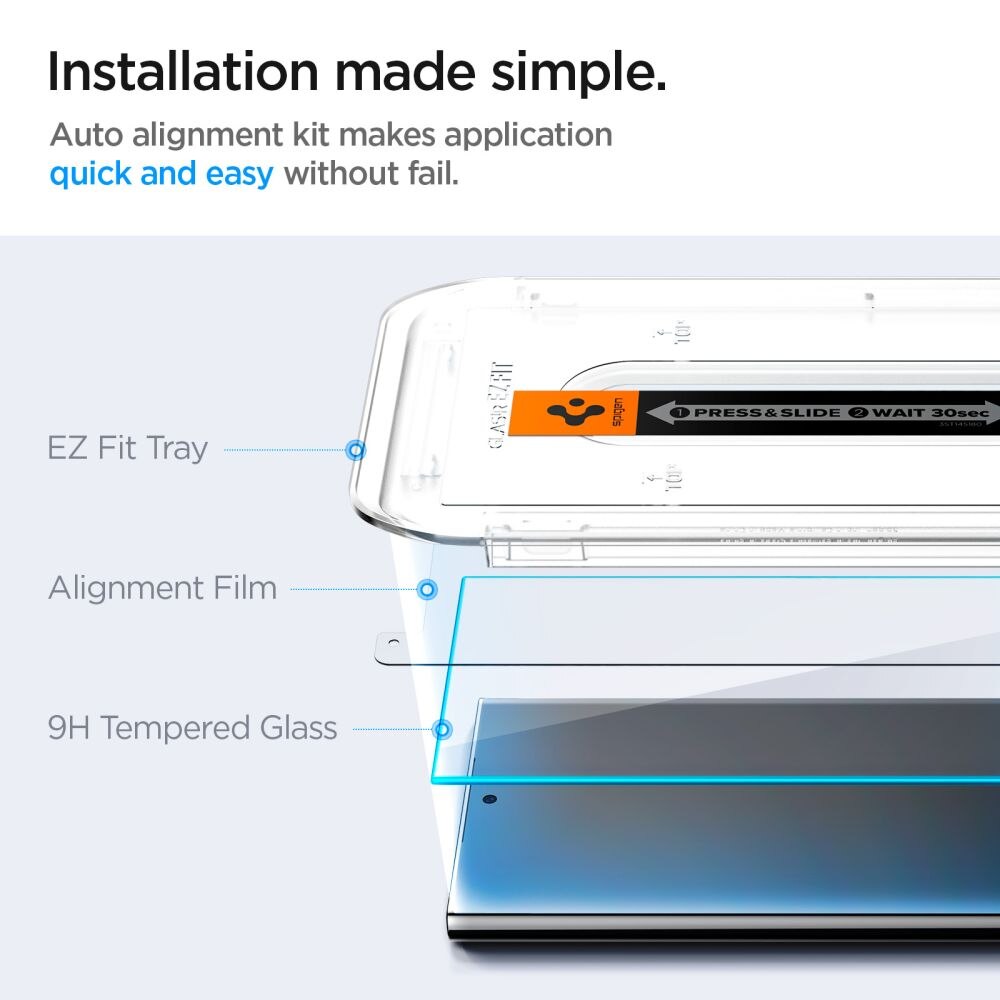 Screen Protector GLAS EZ Fit (2 pièces) Samsung Galaxy S24 Ultra