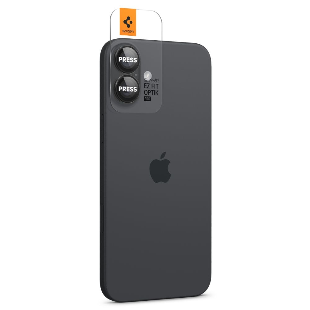 EZ Fit Optik Lens Protector iPhone 16 Plus (2 pièces), Black