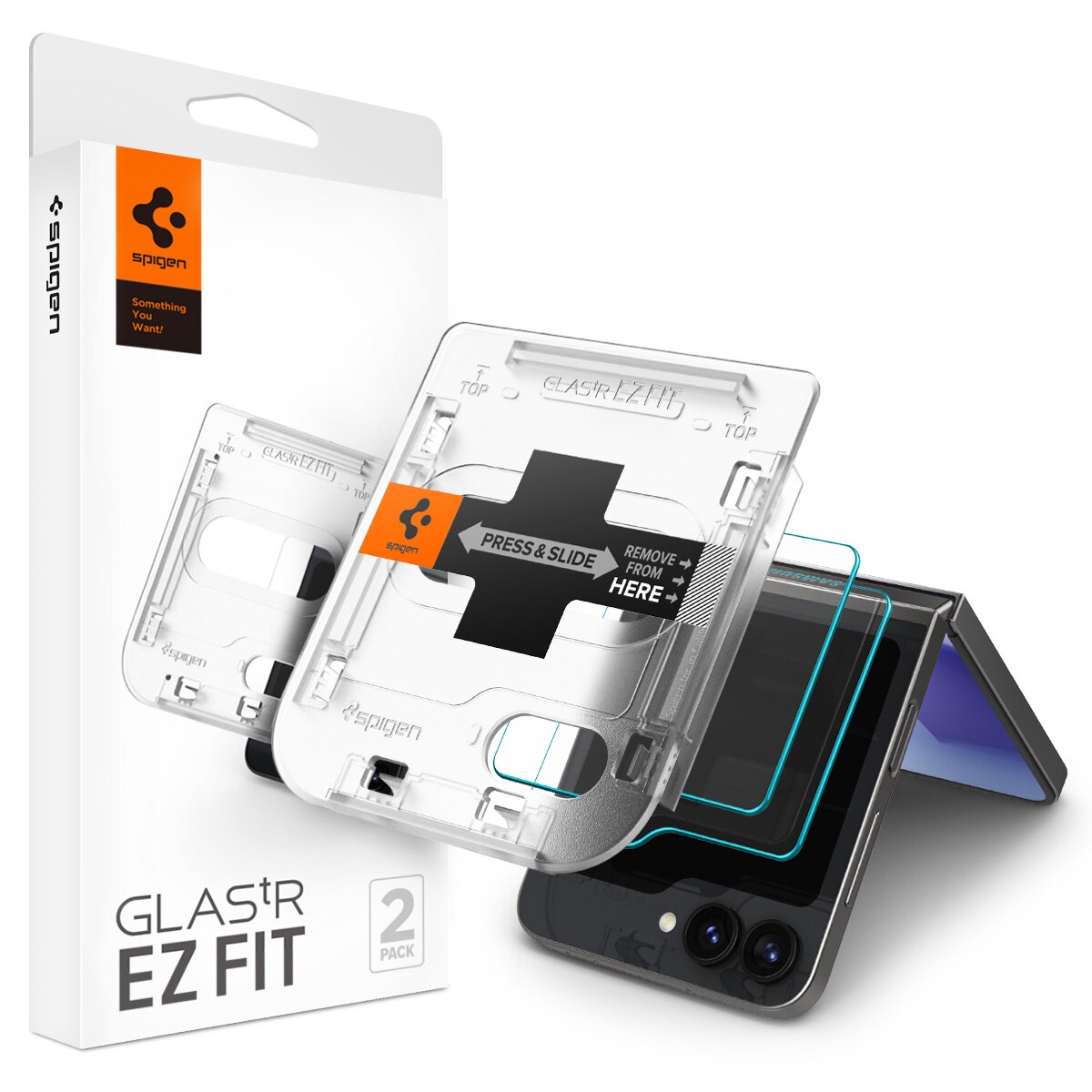 Cover Screen Protector GLAS.tR EZ Fit (2 pièces) Galaxy Z Flip 6