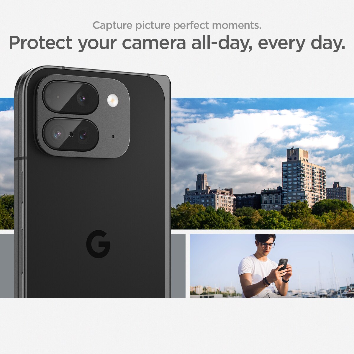 EZ Fit Optik Lens Protector Google Pixel 9 Pro Fold (2 pièces)