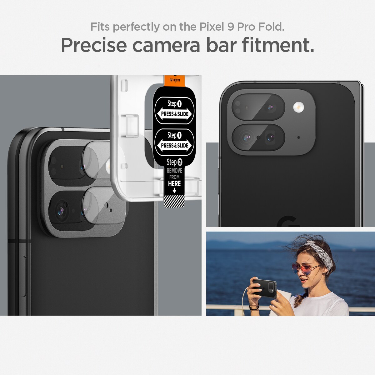 EZ Fit Optik Lens Protector Google Pixel 9 Pro Fold (2 pièces)