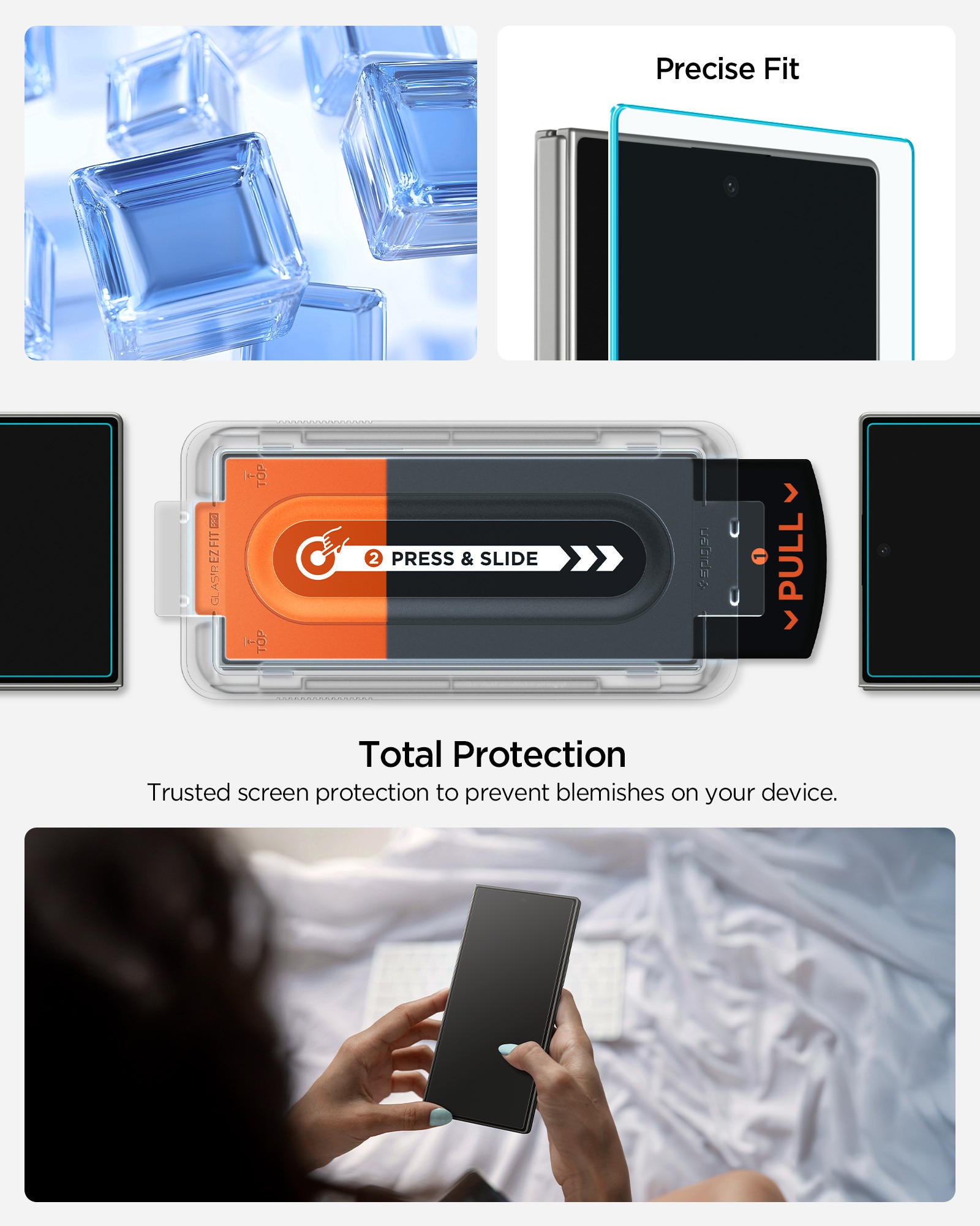 Cover Screen Protector GLAS.tR EZ Fit (2 pièces) Samsung Galaxy Z Fold 7
