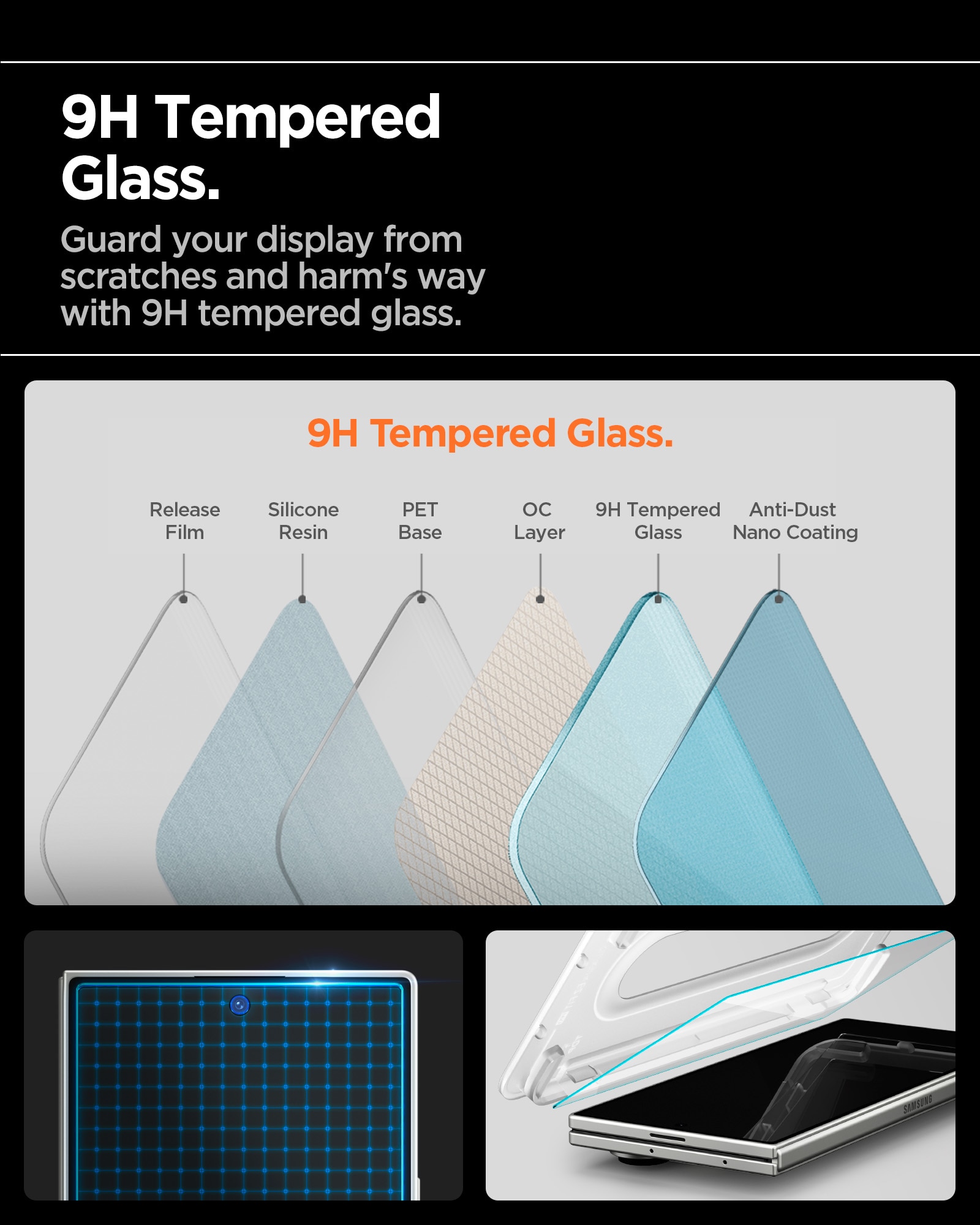 Cover Screen Protector GLAS.tR EZ Fit (2 pièces) Samsung Galaxy Z Fold 7
