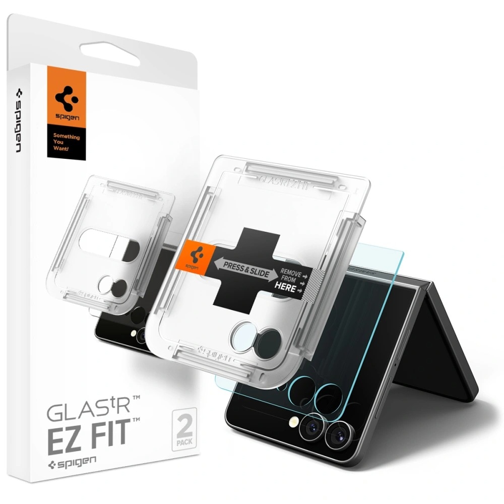 Cover Screen Protector GLAS.tR EZ Fit (2 pièces) Samsung Galaxy Z Flip 7