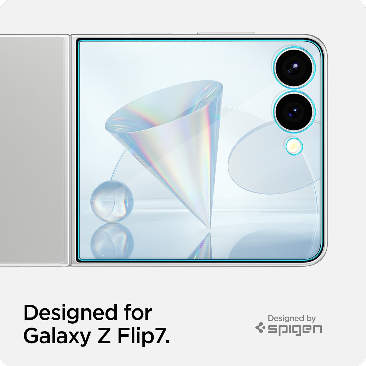 Cover Screen Protector GLAS.tR EZ Fit (2 pièces) Samsung Galaxy Z Flip 7