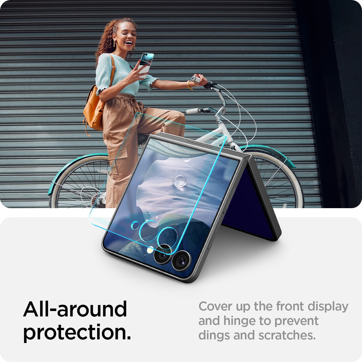 Cover Screen Protector GLAS.tR EZ Fit (2 pièces) Samsung Galaxy Z Flip 7