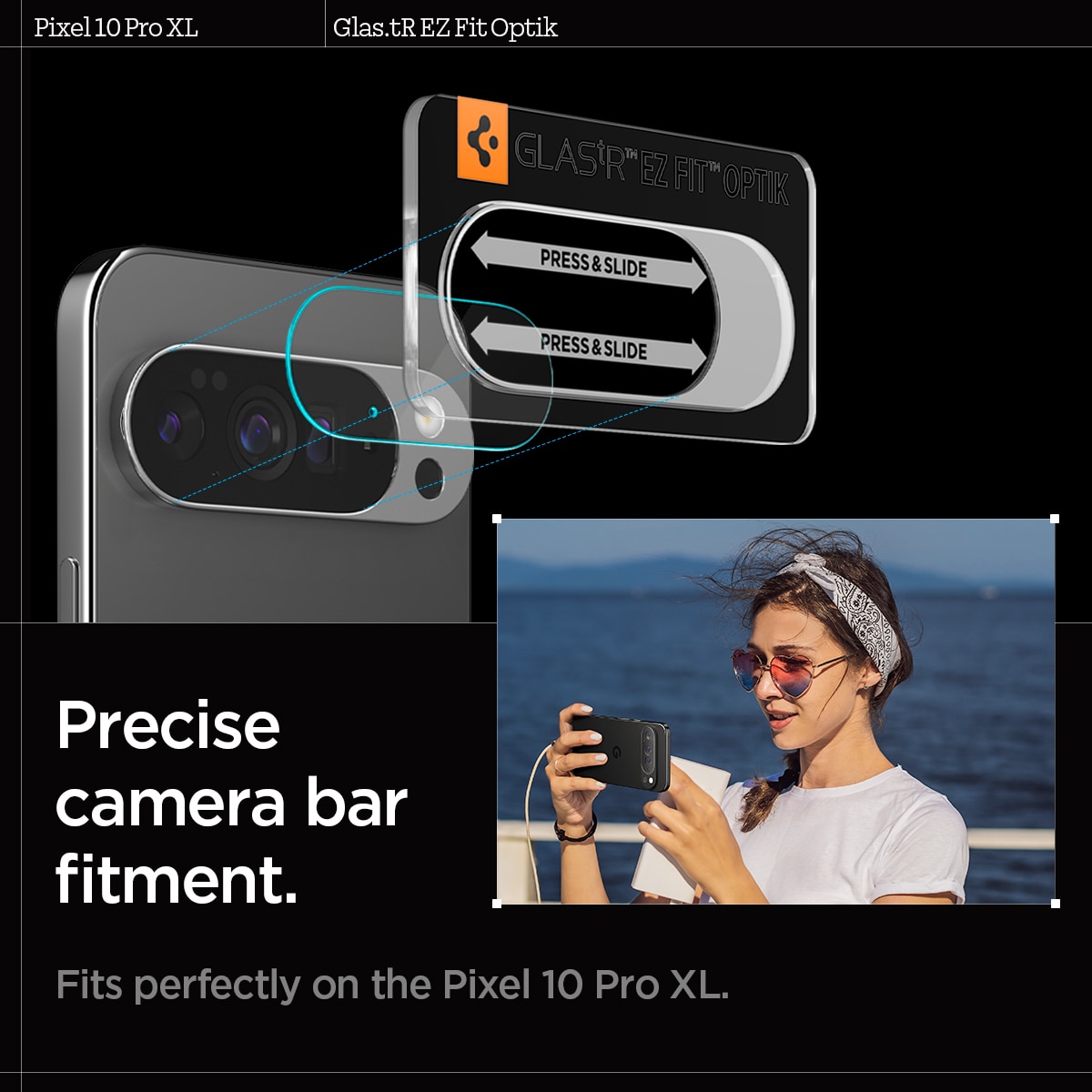 EZ Fit Optik Lens Protector Google Pixel 10 Pro XL (2 pièces)