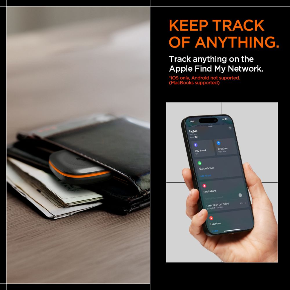 TagMe Bluetooth Tracker Black