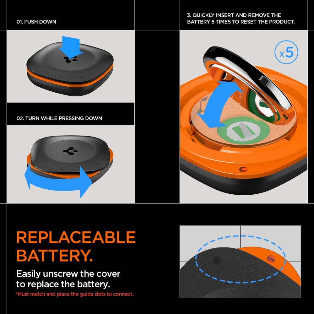 TagMe Bluetooth Tracker Black