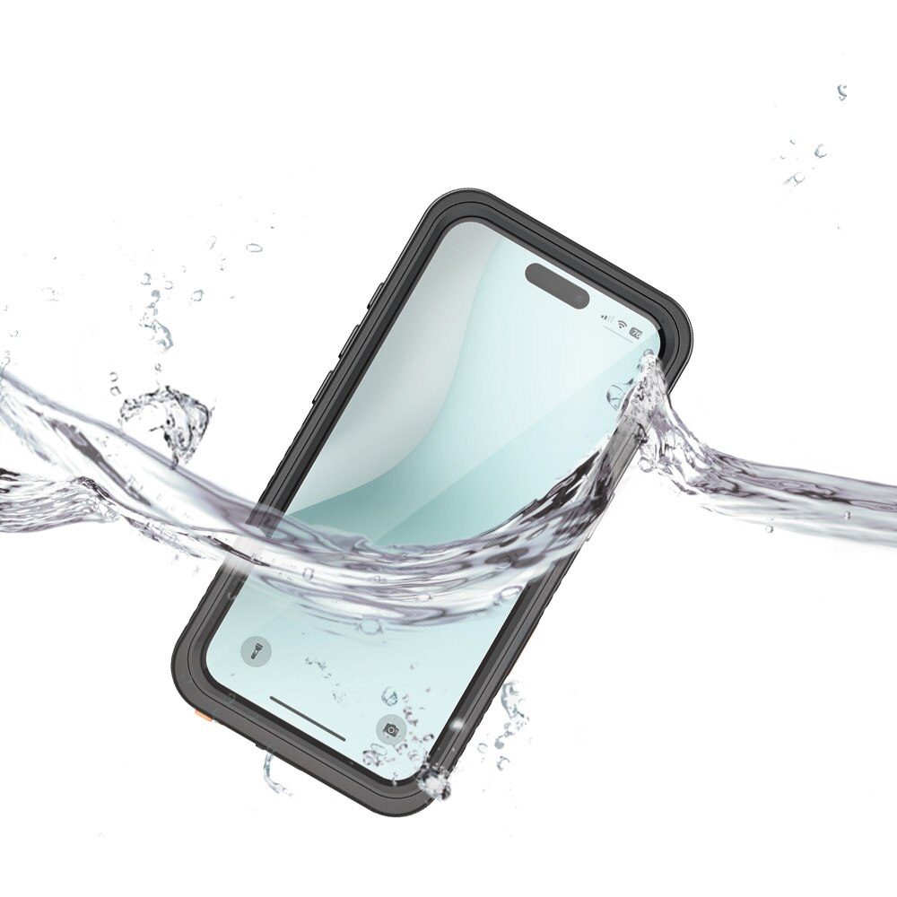 Coque AMN Waterproof MagSafe iPhone 16, Black