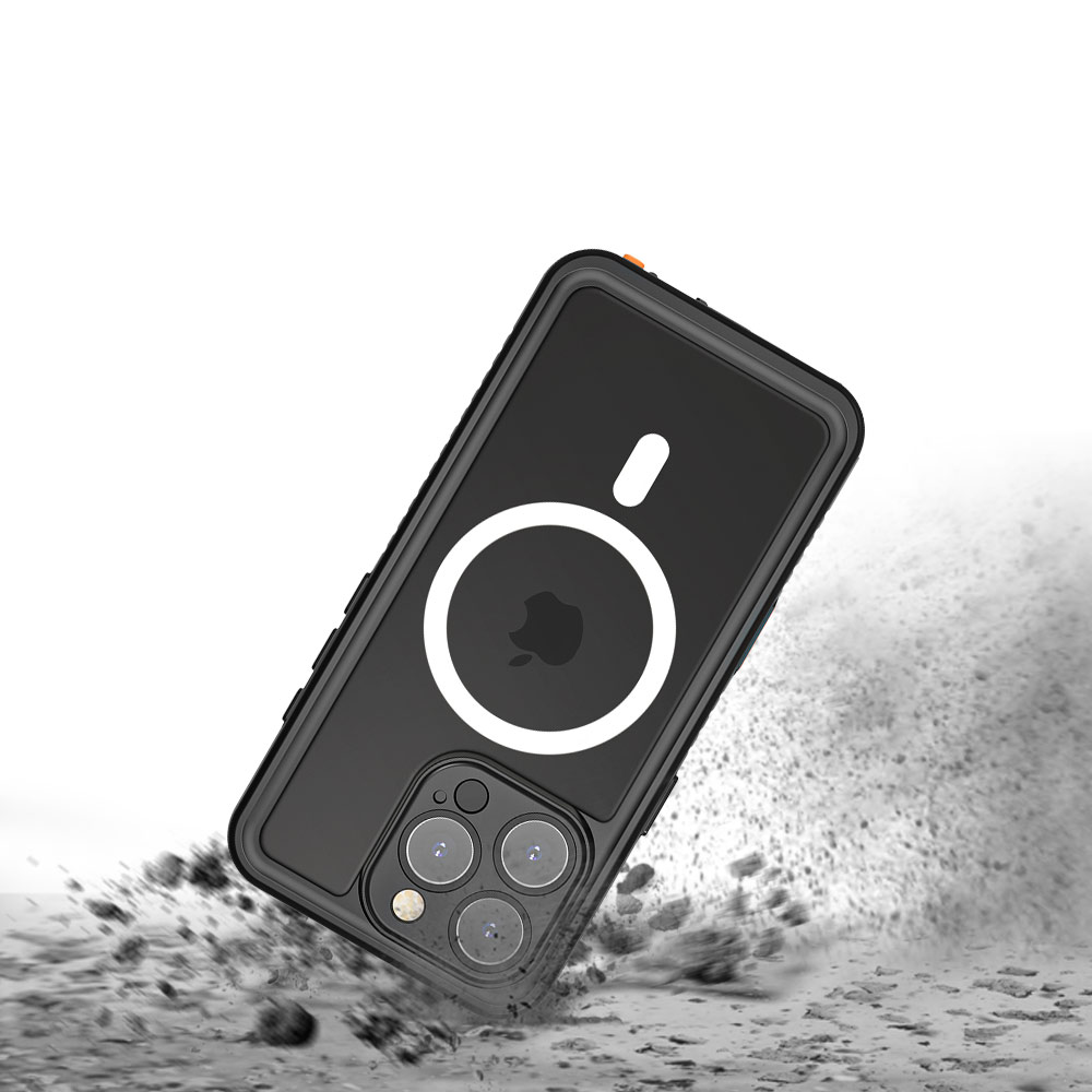 Coque AMN Waterproof MagSafe iPhone 16 Pro Max, Black