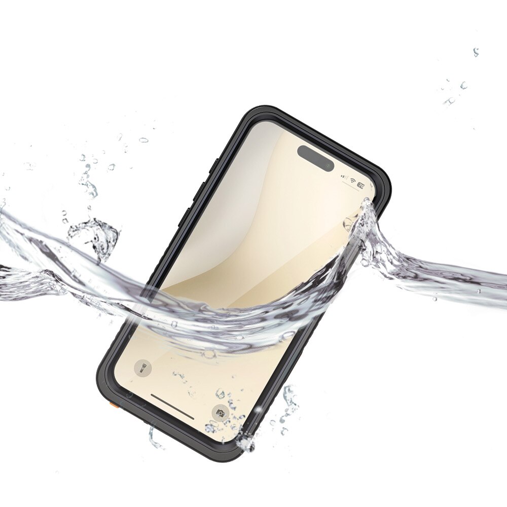 Coque AMN Waterproof MagSafe iPhone 16 Pro, Black