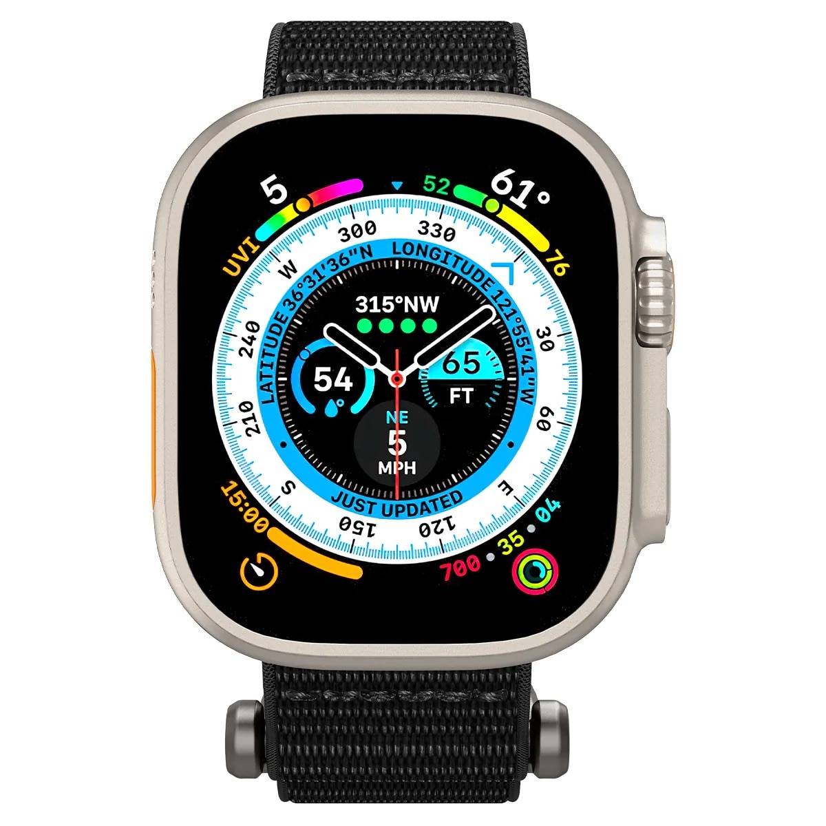 DuraPro Flex Apple Watch Ultra 2 49mm, Black