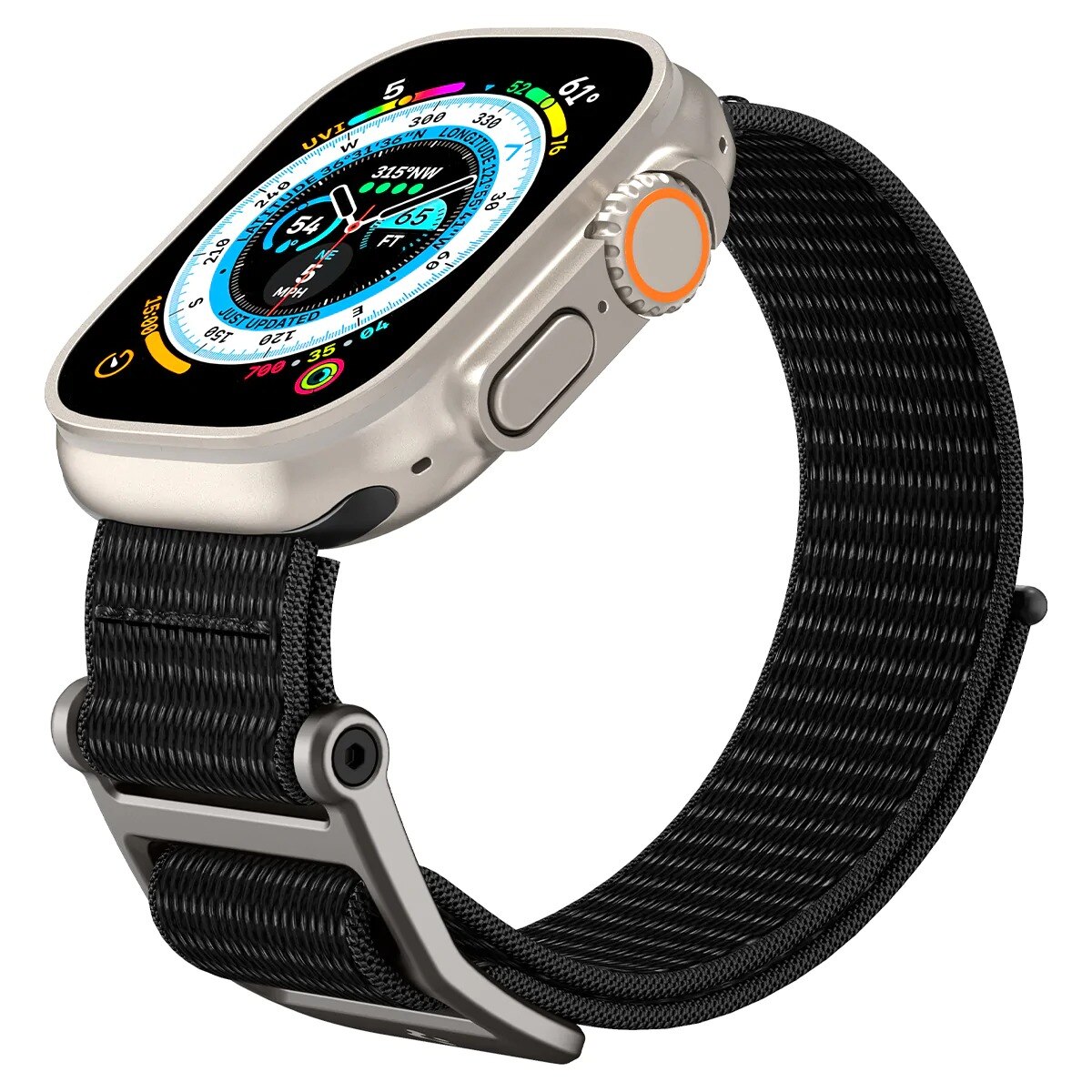 DuraPro Flex Apple Watch Ultra 2 49mm, Black