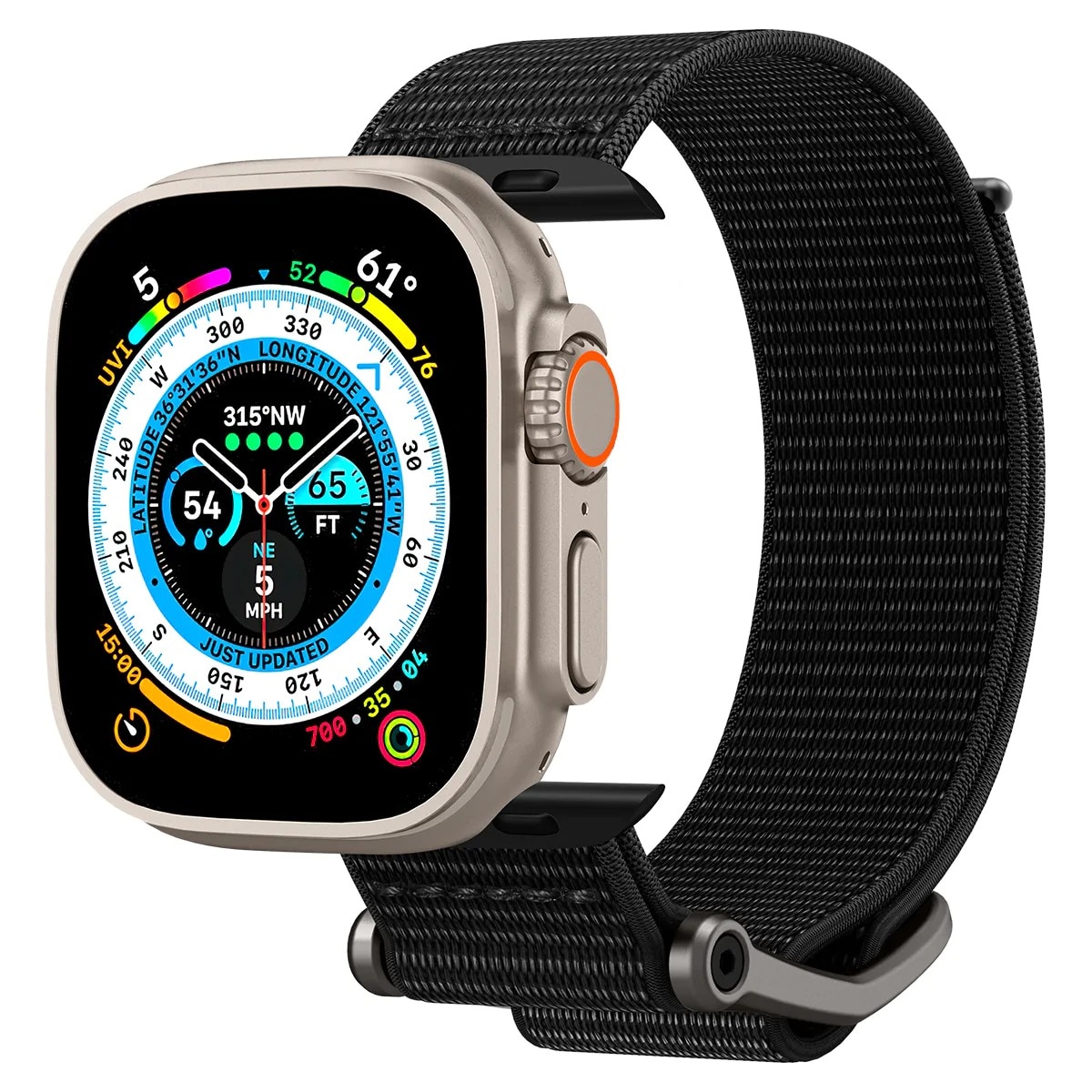 DuraPro Flex Apple Watch Ultra 2 49mm, Black