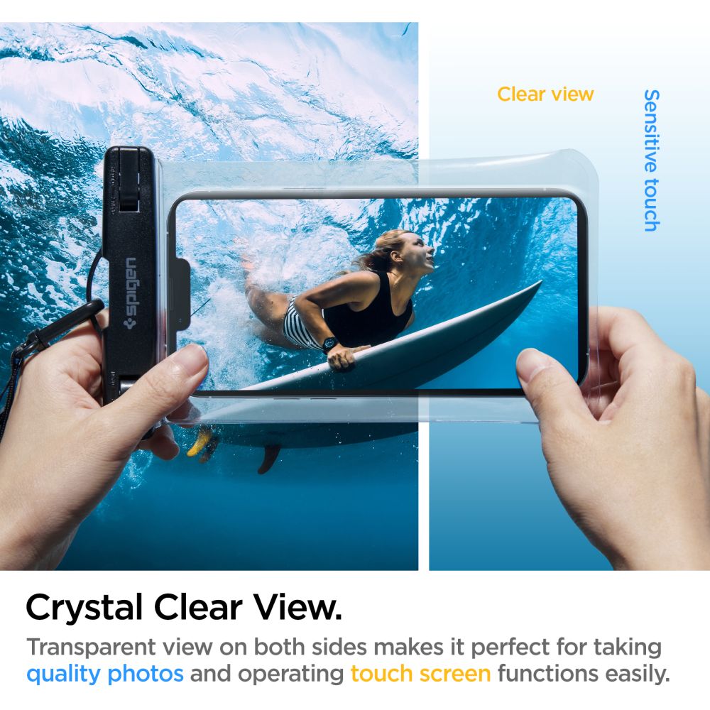 Coque A601 Universal Waterproof, Crystal Clear