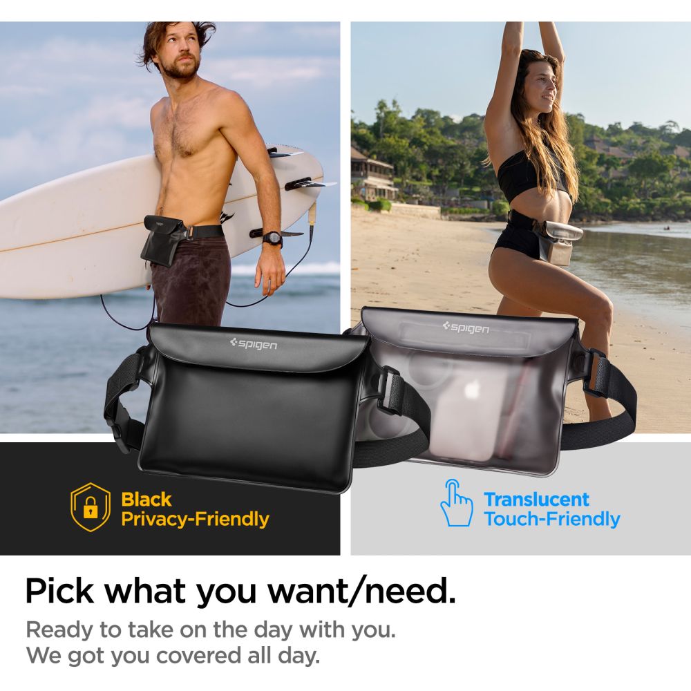 A620 Universal Aqua Shield WaterProof Waist Bag Noir