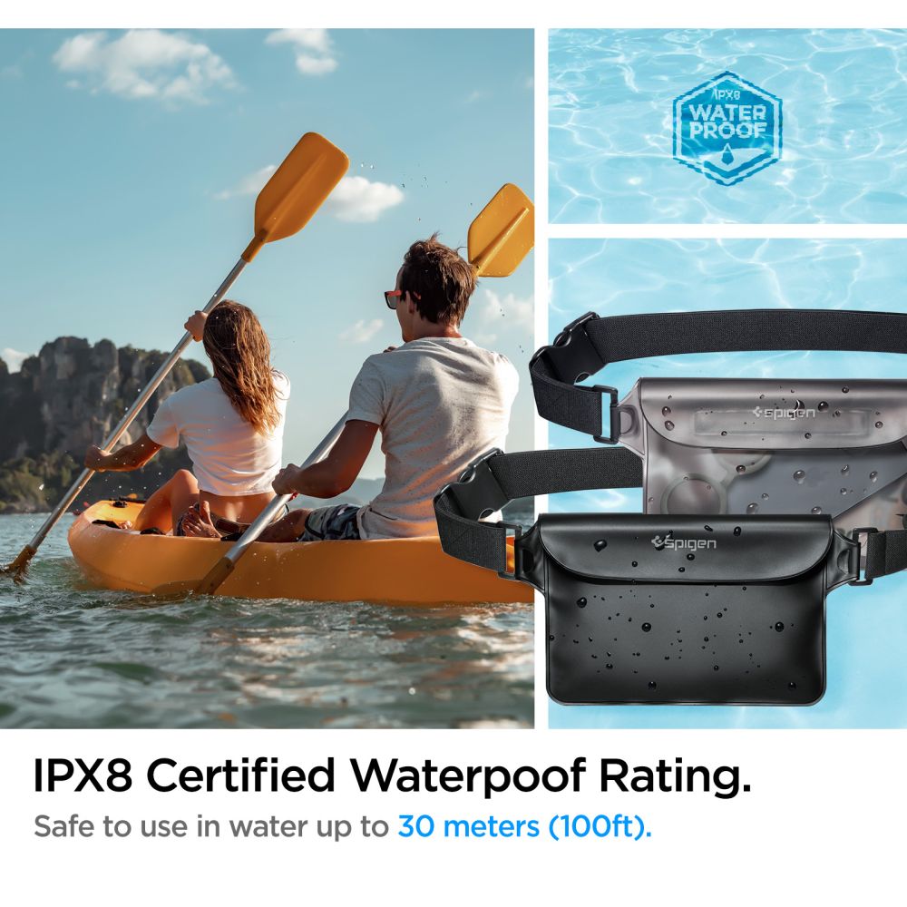 A620 Universal Aqua Shield WaterProof Waist Bag Noir