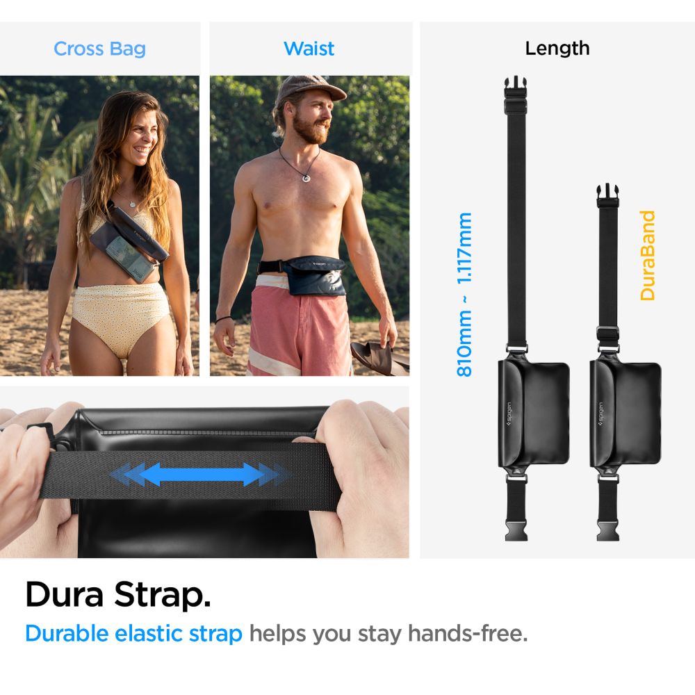 A620 Universal Aqua Shield WaterProof Waist Bag Noir