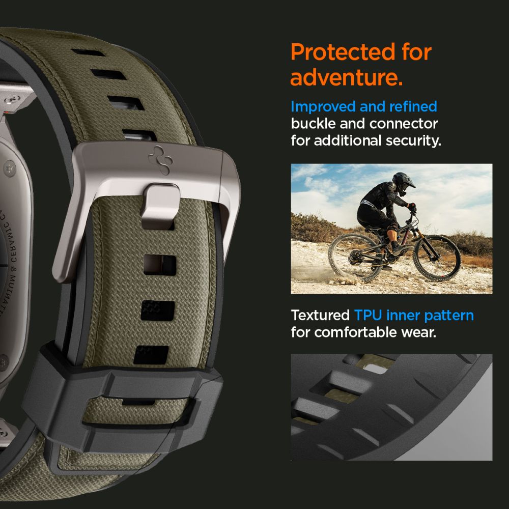 DuraPro Armor Apple Watch Series 4-6 44mm, Military Green