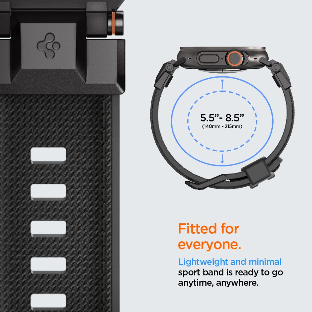 DuraPro Armor Apple Watch Series 1-3 42mm, Black Edition