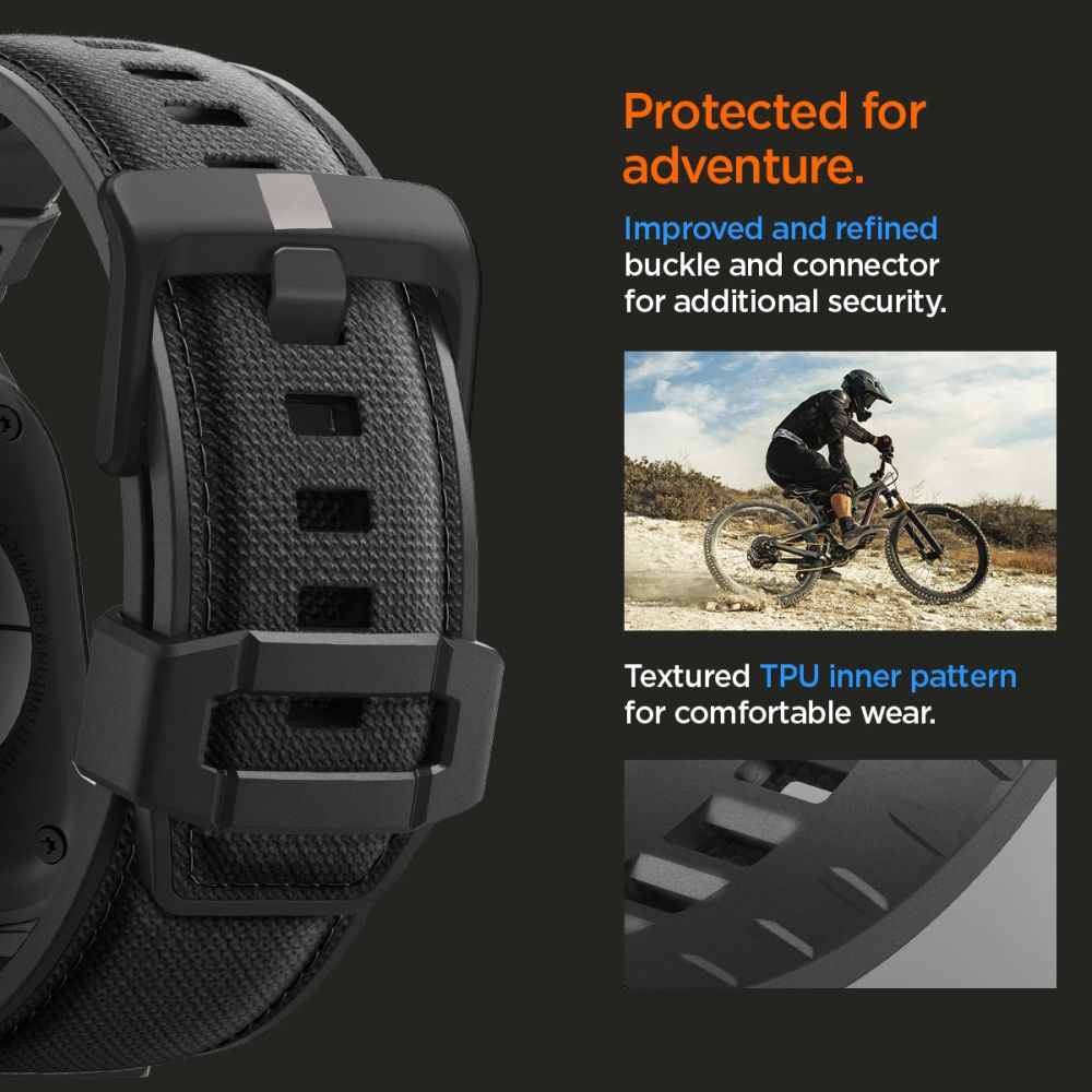 DuraPro Armor Apple Watch Series 1-3 42mm, Black Edition