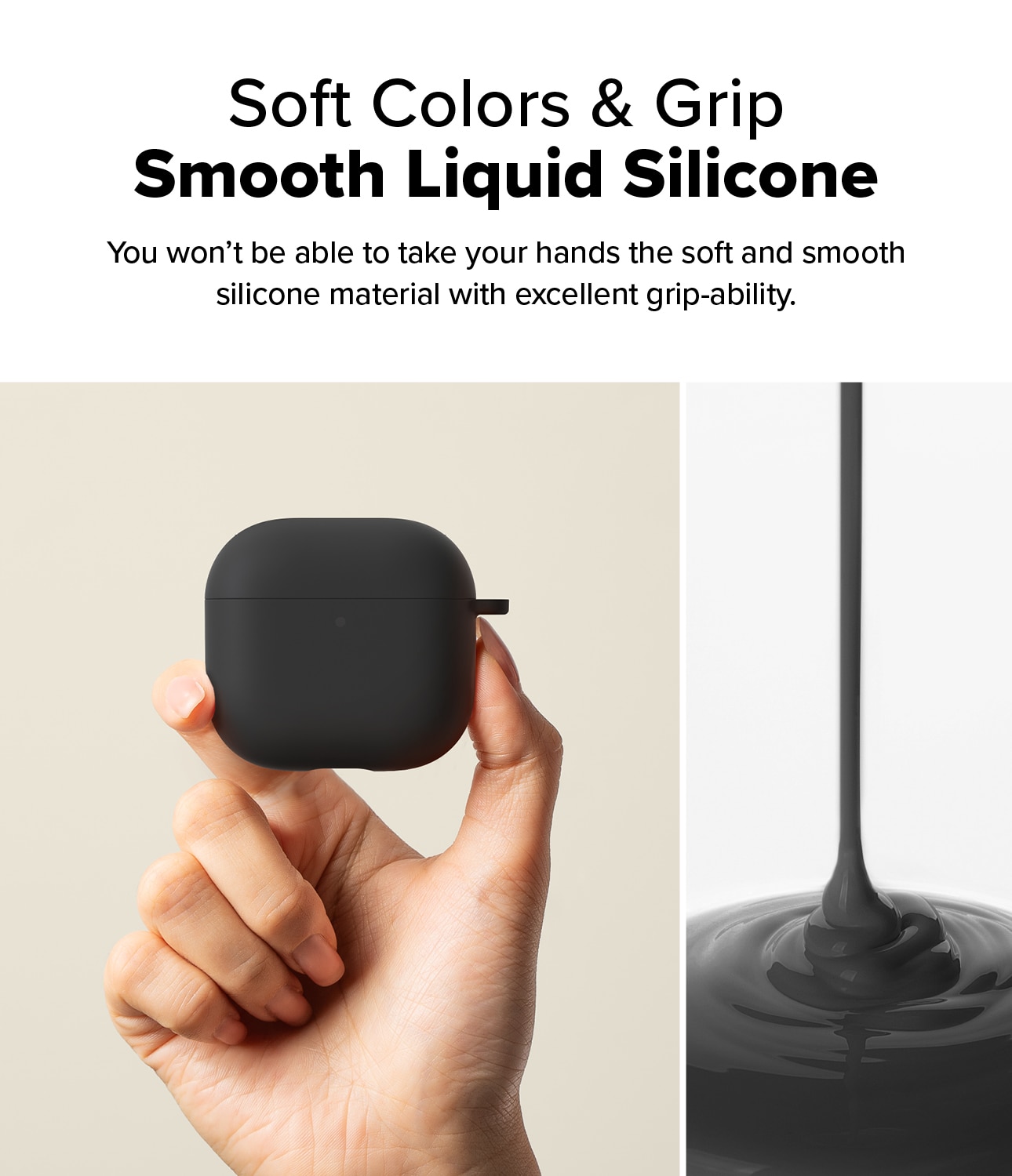 Silicone Coque Apple AirPods 4 Black