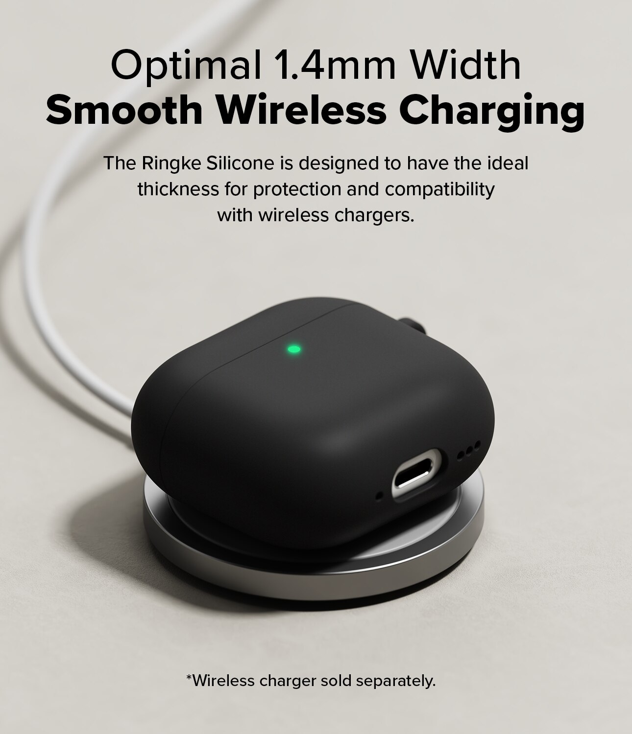 Silicone Coque Apple AirPods 4 Black