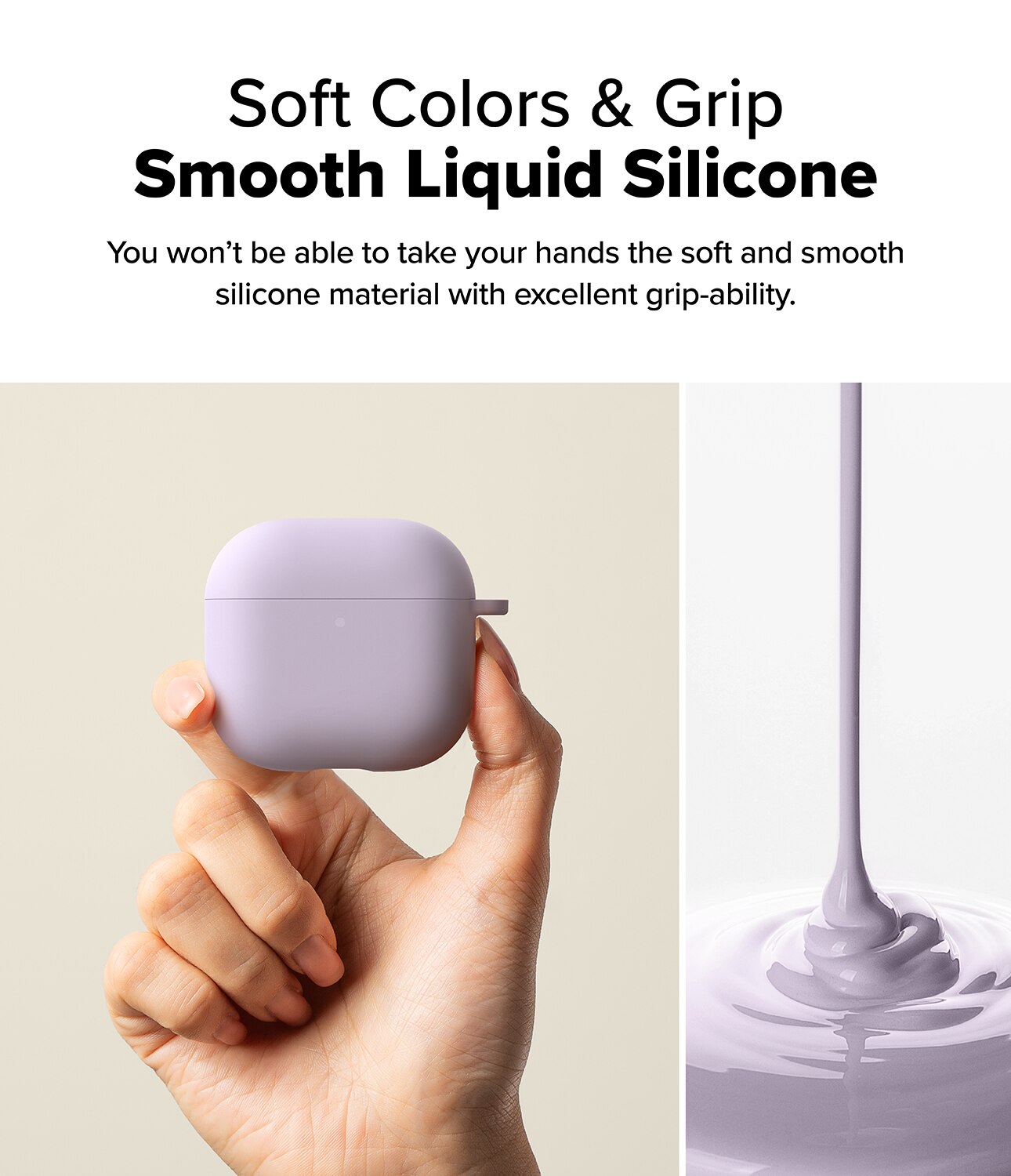 Silicone Coque Apple AirPods 4 Light Purple