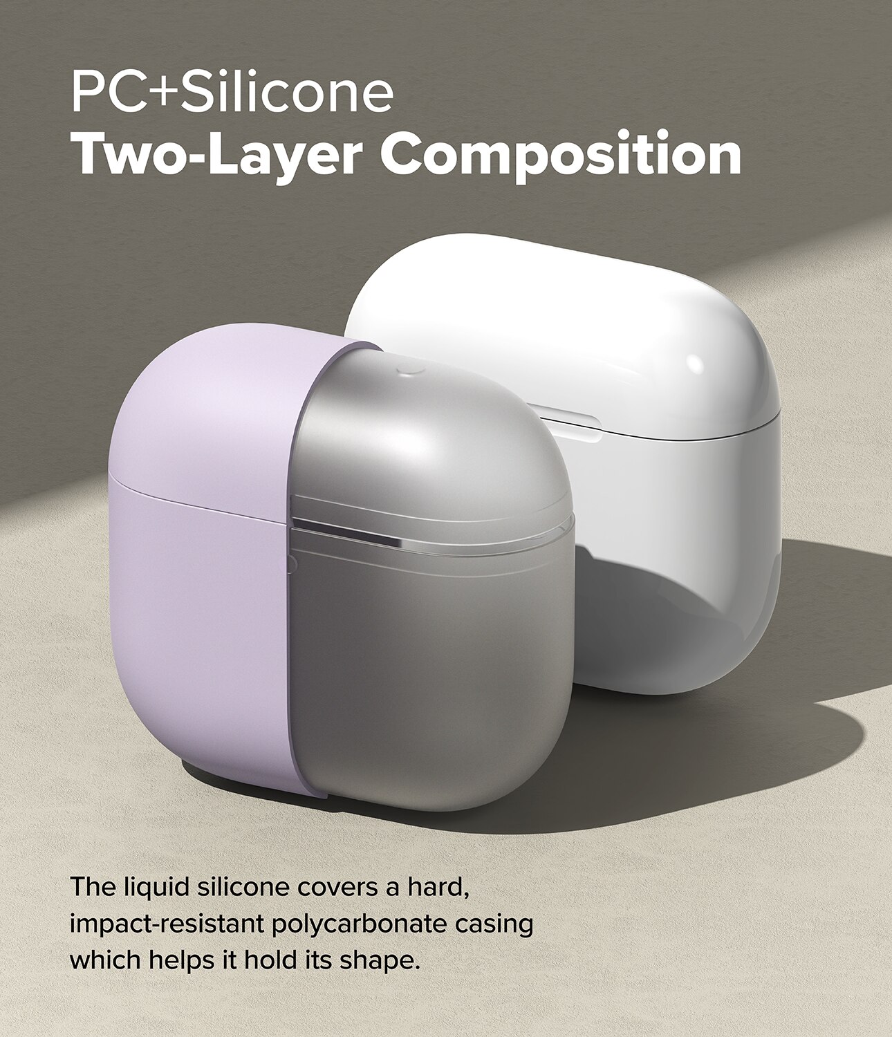 Silicone Coque Apple AirPods 4 Light Purple