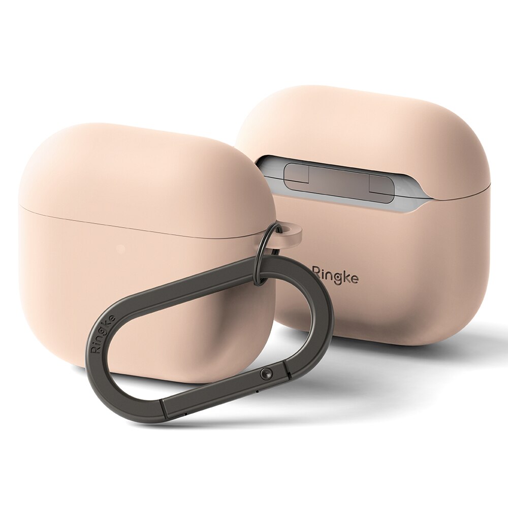 Silicone Coque Apple AirPods 4 Pink Sand