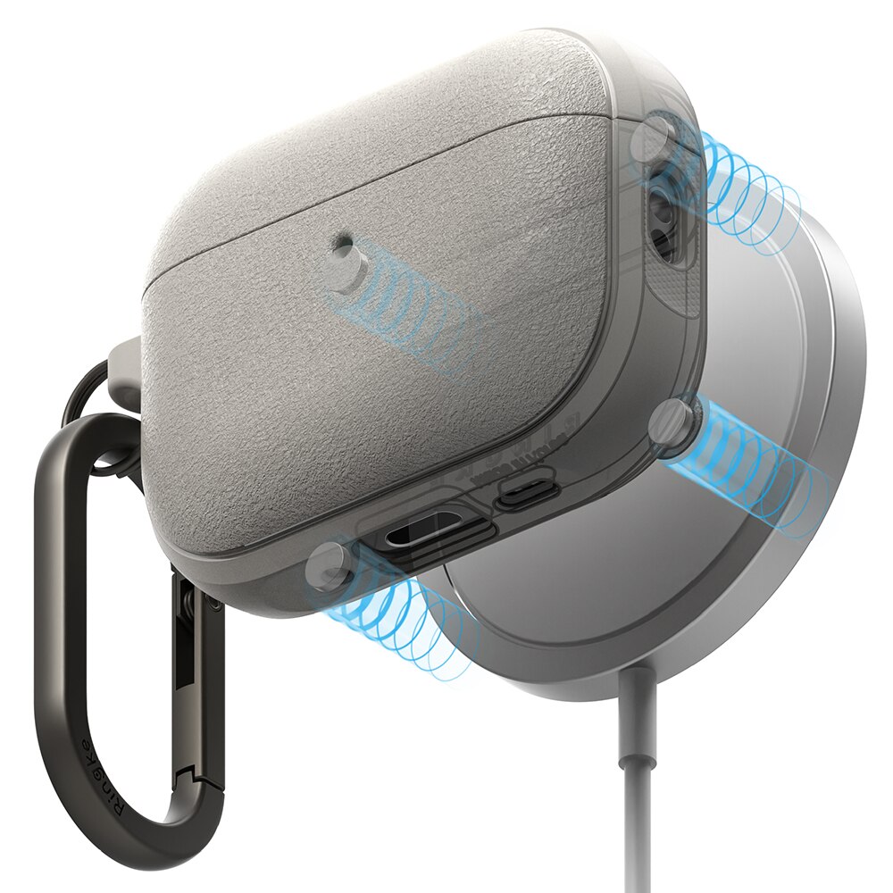 Coque Onyx Magnetic Apple AirPods Pro 3, Warm Gray