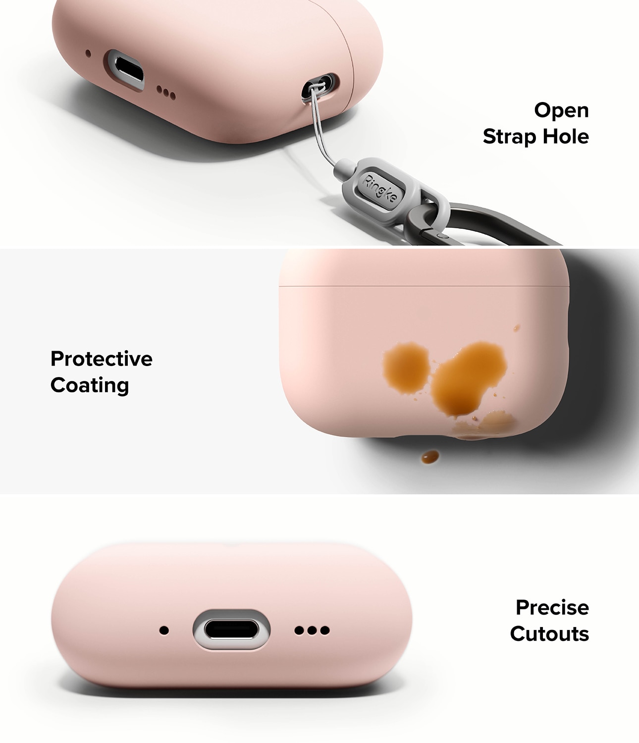 Silicone Coque Apple AirPods Pro 3 Pink
