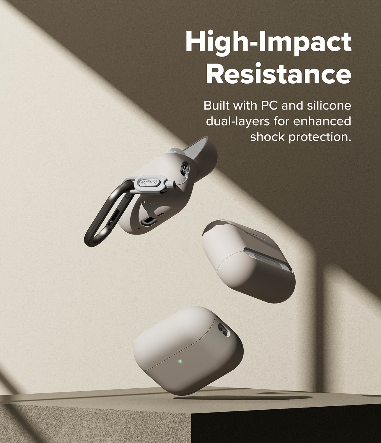 Silicone Coque Apple AirPods Pro 3 Stone