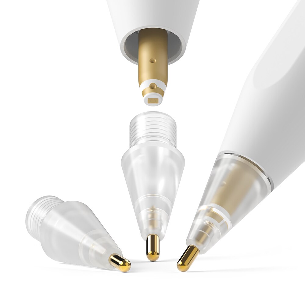Metal Tip Apple Pencil (3pièces), blanc