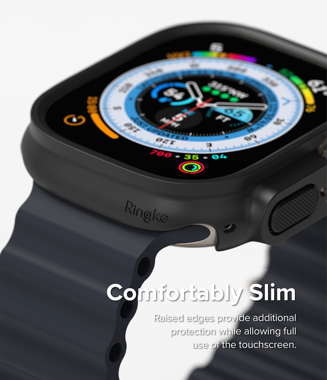 Coque Slim (2 pièces) Apple Watch Ultra 2 49mm, Matte Black & Clear