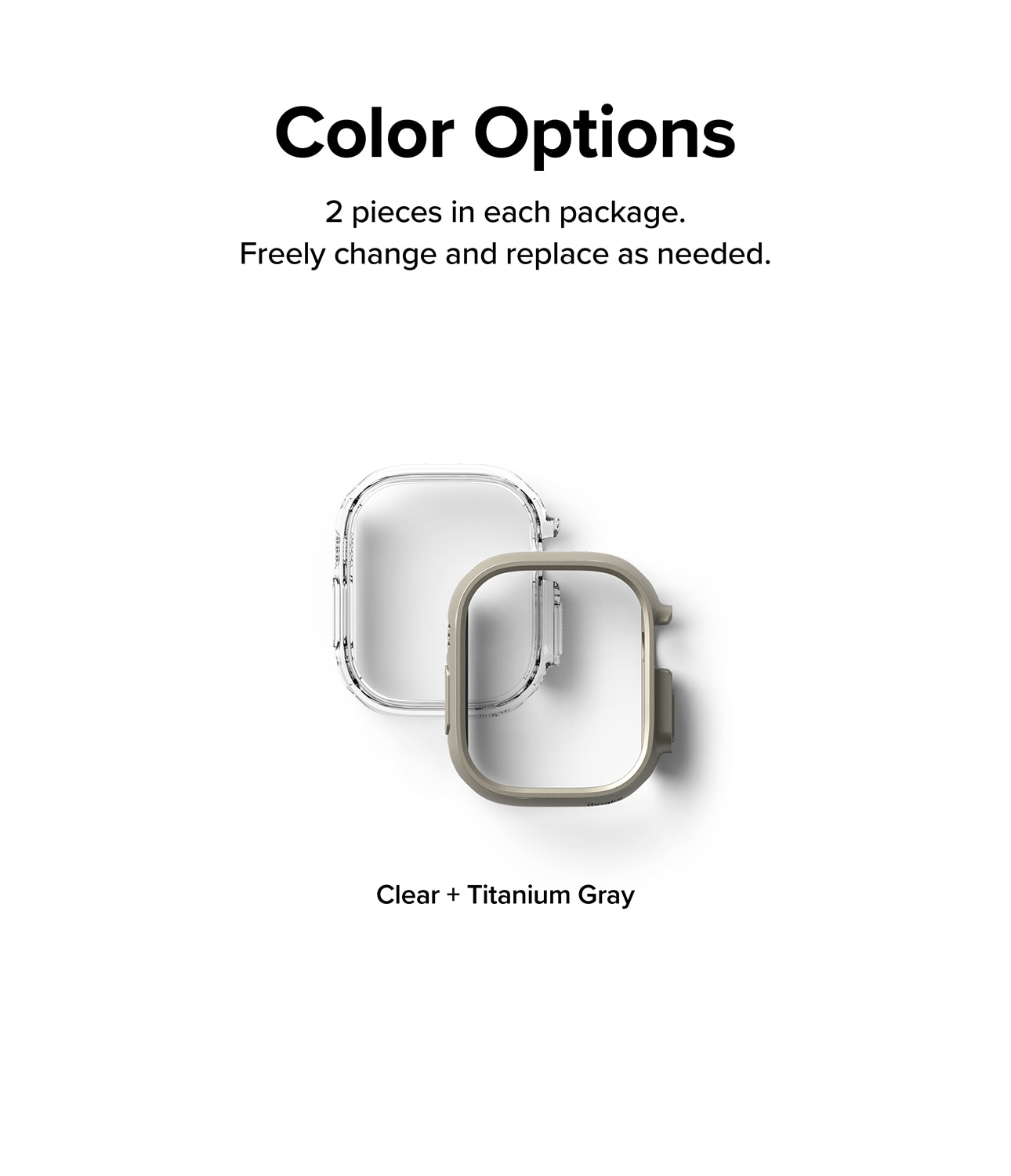 Coque Slim (2 pièces) Apple Watch Ultra 49mm 2nd Gen, Multi-couleur / motif