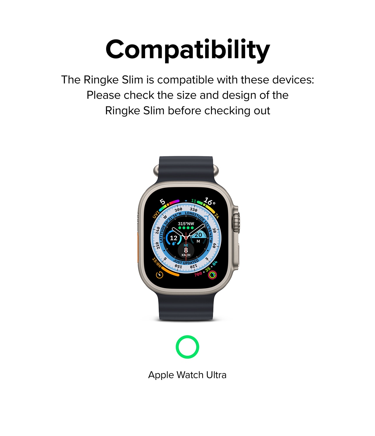 Coque Slim (2 pièces) Apple Watch Ultra 49mm 2nd Gen, Multi-couleur / motif