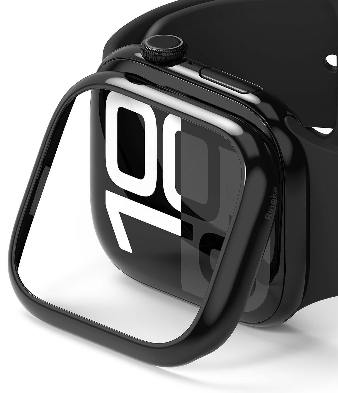 Bezel Styling Apple Watch Series 10 46mm, Glossy Black