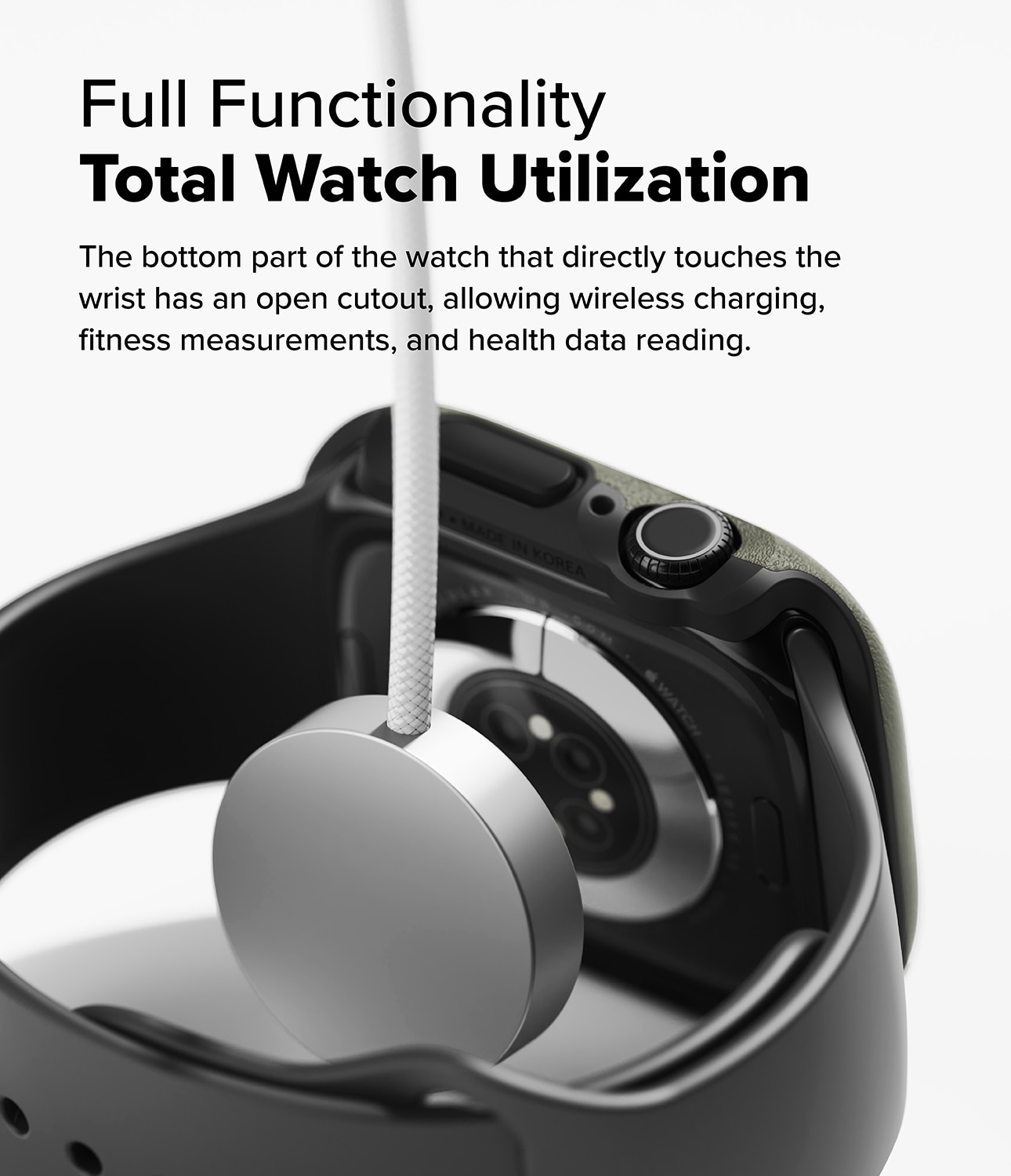 Coque Onyx Apple Watch Series 10 46mm, Dark Green